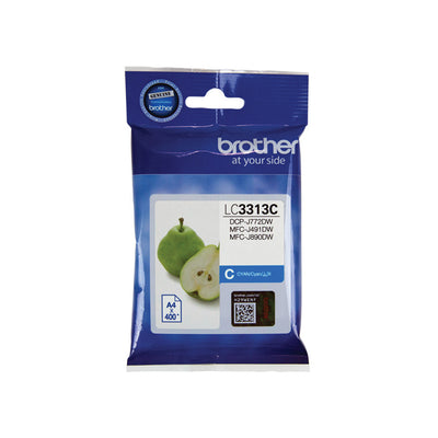 Brother LC3313C - LC3313C INK CARTRIDGE CYAN