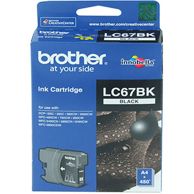 B67B - Brother LC67 Black Ink Cart