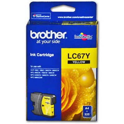 Brother LC67 Yellow Ink Cart
