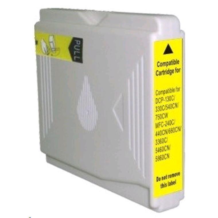 Compatible for Brother ZBRLC57Y - LC57Y / LC37Y Compatible Yellow Cartridge for Brother