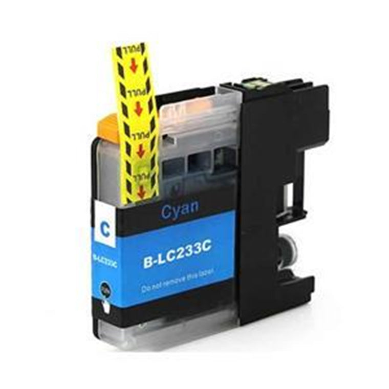 Compatible for Brother ZBRLC233C - LC233C Compatible Cyan Cartridge for Brother