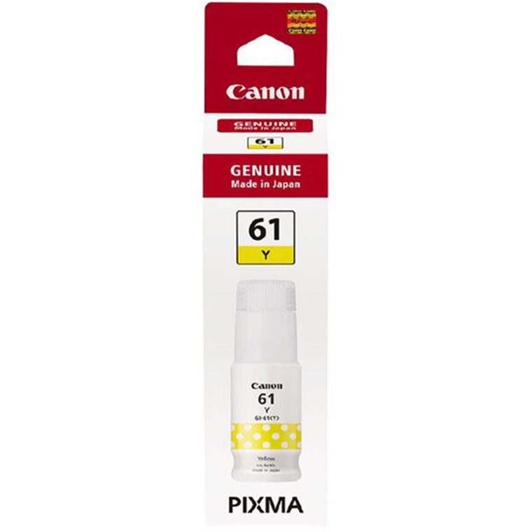 Canon GI61Y PIXMA MegaTank Ink Bottle Yellow
