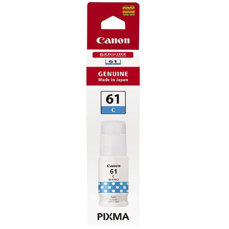 Canon GI61C PIXMA MegaTank Ink Bottle Cyan