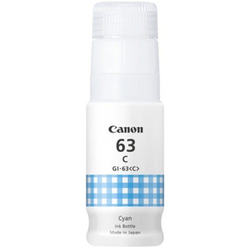 Canon GI63C Cyan MegaTank Ink Bottle