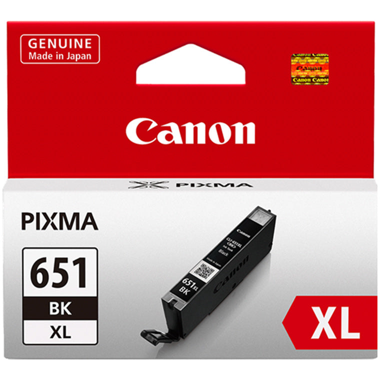 Canon CLI651XLBK XL Black High Yield Ink Cartridge