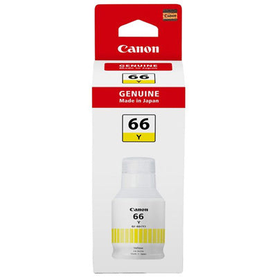 Canon GI66Y Yellow MAXIFY MegaTank Ink Bottle