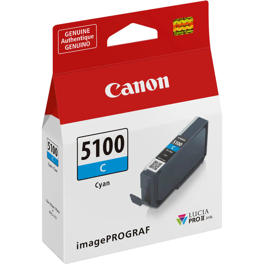 Canon PFI5100 Cyan Ink Cart
