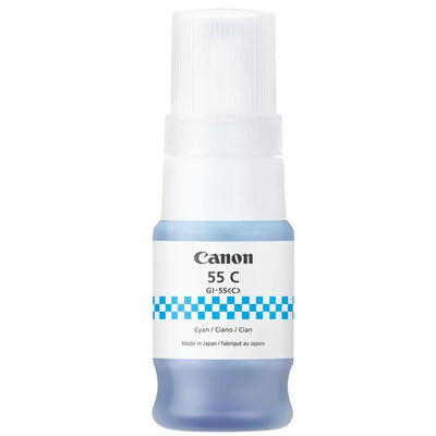 Canon GI-55C GI-55 Ink Bottle - Cyan for Maxify Megatank