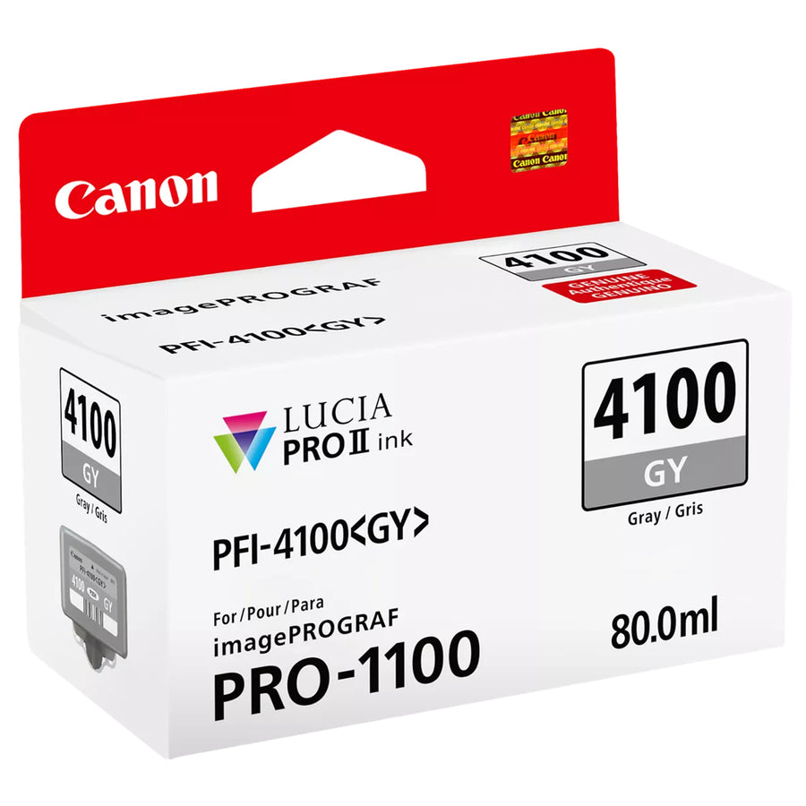 Canon Lucia Pro 225606 PFI-4100 80ml Ink - Grey