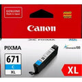 Canon CLI671XLC Cyan High Yield Ink Cartridge — image 1