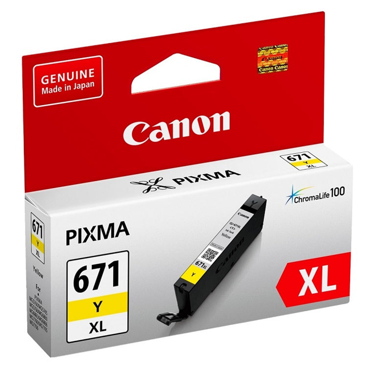 Canon CLI671XLY Yellow High Yield Ink Cartridge