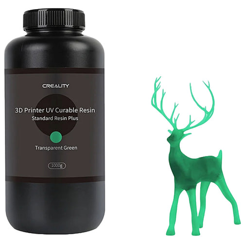 Creality   Standard Rigid LCD UV Resin with Plastic Bottle - Transparent Green