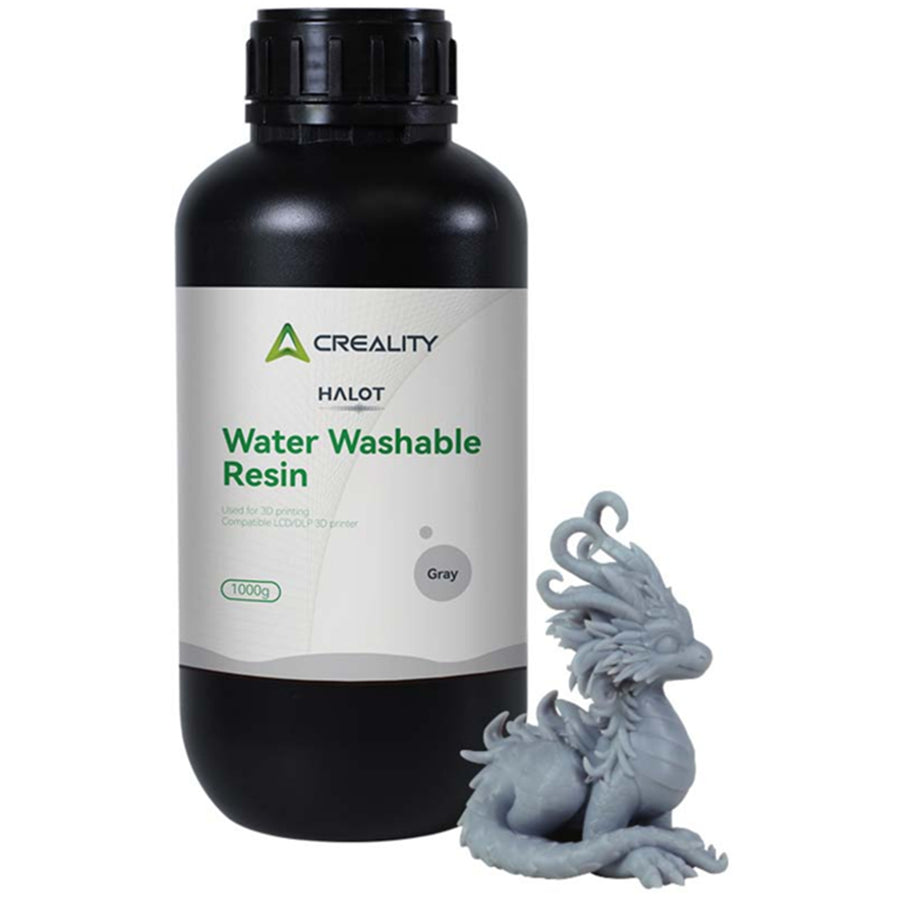 Creality   Water Washable LCD UV Resin with Plastic Bottle - Grey
