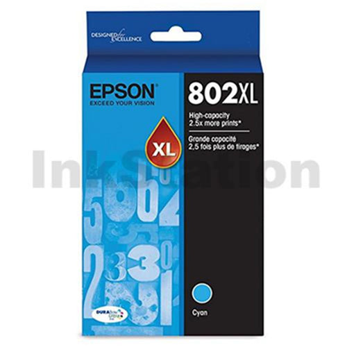 Epson 802 Cyan XL Ink Cart