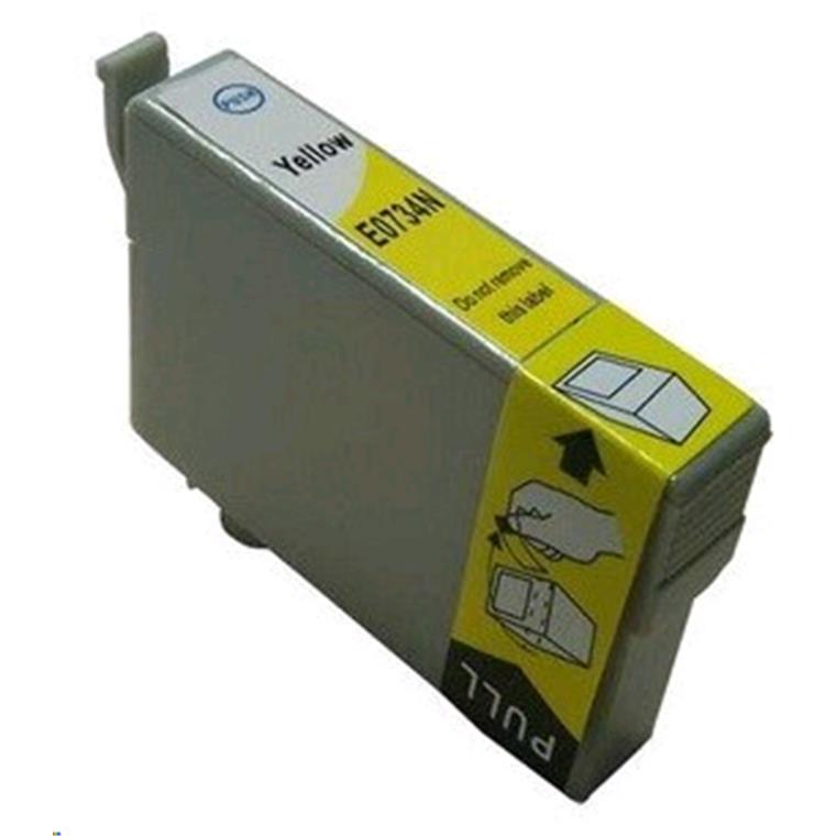 Compatible for Epson ZEP73490 - 73N Compatible Yellow Cartridge for Epson  (T0734)