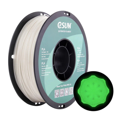 eSun  PLA Luminous Glow in the Dark Filament - Luminous Green