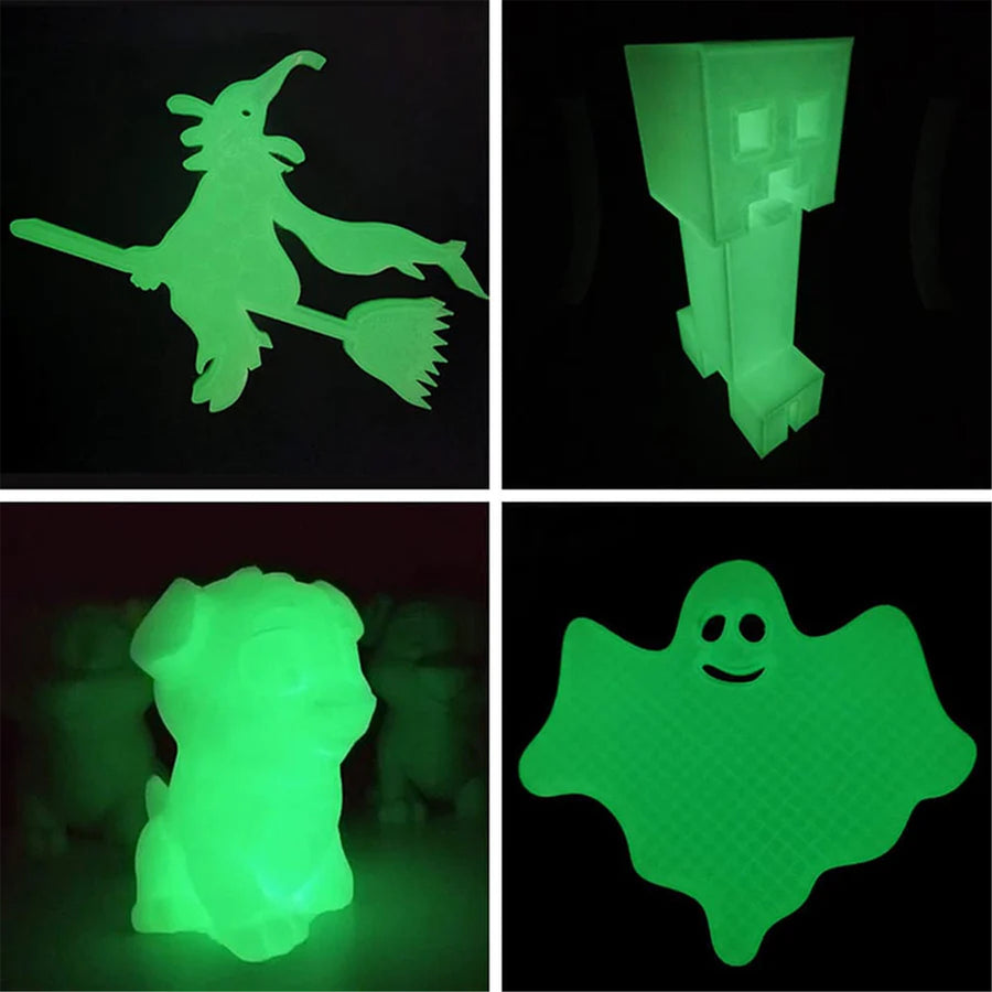eSun  PLA Luminous Glow in the Dark Filament - Luminous Blue