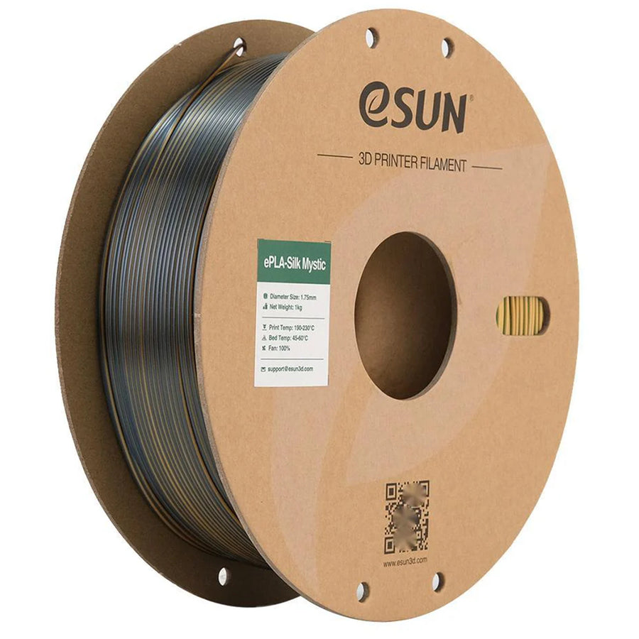 eSun  ePLA-Silk Mystic Triple Colour Filament - Gold / Green / Black