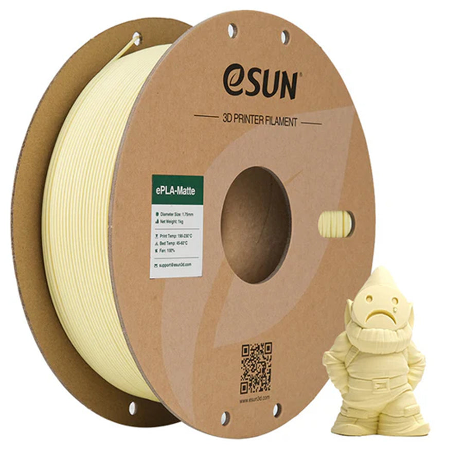 eSun  ePLA-Matte  Filament - Almond Yellow