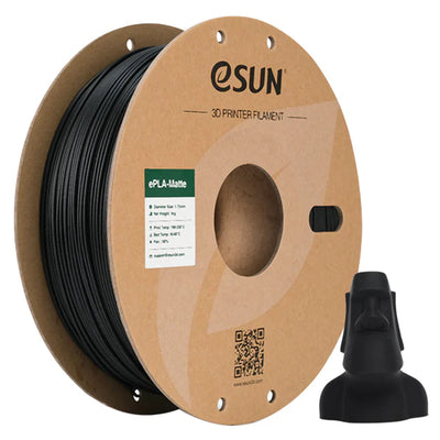 eSun  ePLA-Matte  Filament - Deep Black