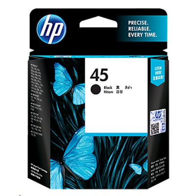 HP #45 Black Ink Cart 51645AA