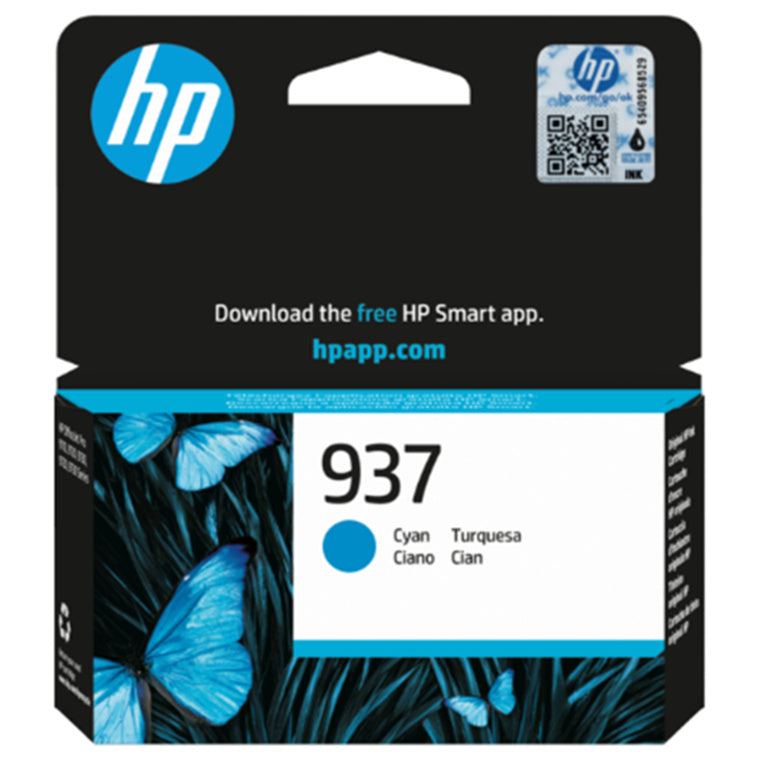 HP 937 CYAN ORIGINAL INK CARTRIDGE