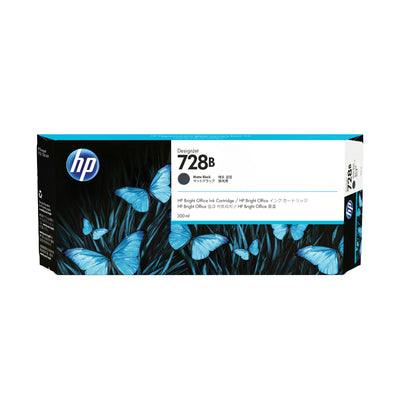 3WX30A - HP 728B 300ml Matte Black Ink Cartridge