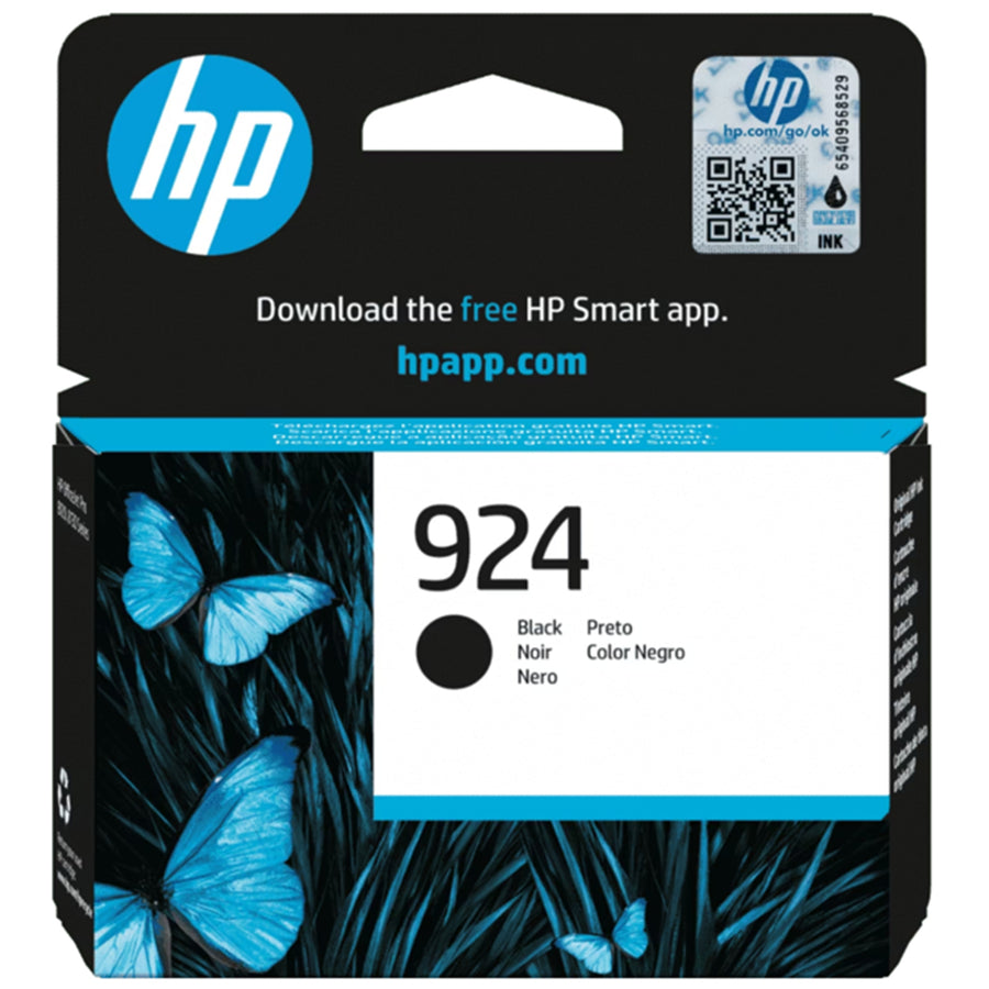 HP 4K0U6NA - 924 BLACK ORIGINAL INK CARTRIDGE