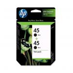 HI45T - HP 45 Blk Ink Twin Pk CC625AA