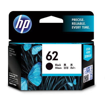 HP C2P04AA - 62 BLACK INK CART C2P04AA