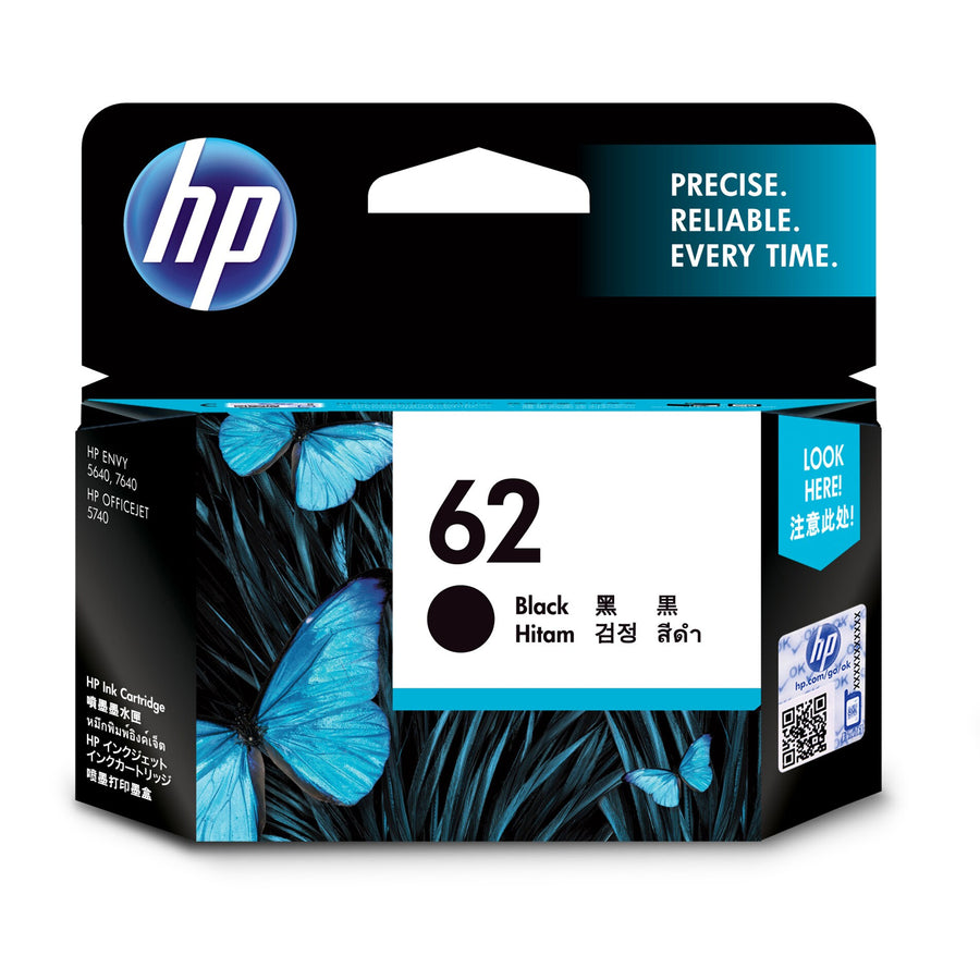 HP C2P04AA - 62 SCHWARZE TINTENPATRONE C2P04AA