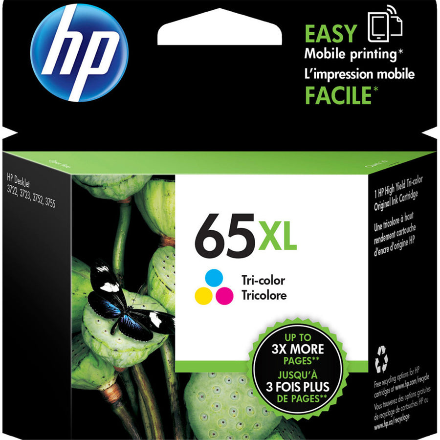 HP #65XL Tri Col Ink N9K03AA