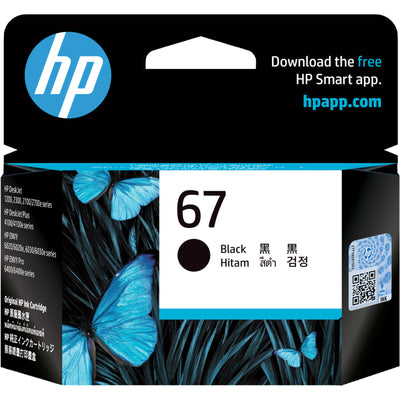 HP 3YM56AA - 67 BLACK ORIGINAL INK CARTRIDGE