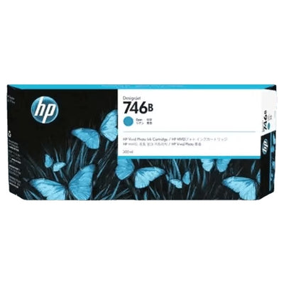 HP 746B 300ml Cyan Ink Cartridge