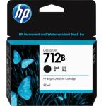HI712BN - HP #712 80ml  Blk Cart  3ED29A