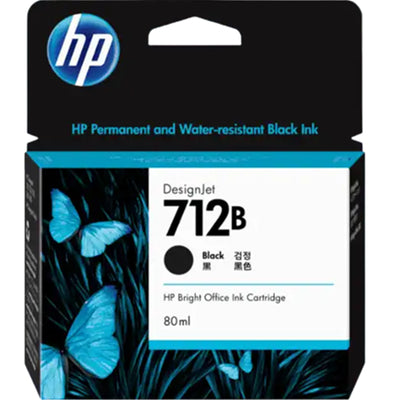 3ED29A - HP 712B 80ml Black Ink Cartridge