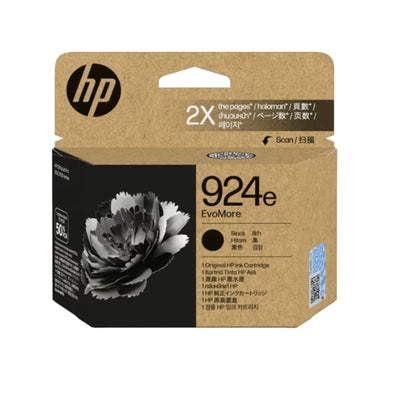 HP #924e Black Ink 4K0V0NA