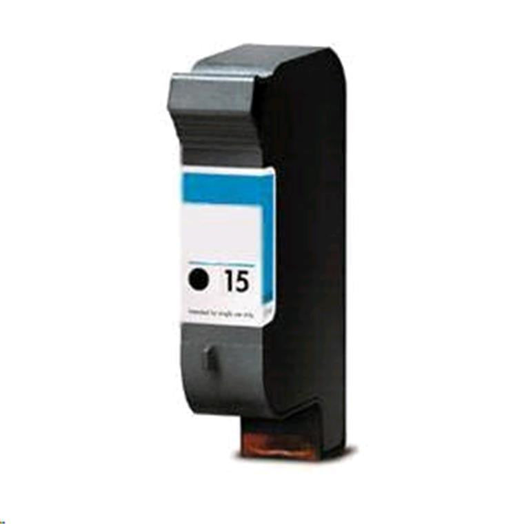 Okin IHP15 - Symbol wiederaufbereitete HP 15 Black Tintenpatrone (C6615DA)