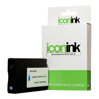 Okin IHP951C - Icon Compatible HP 951 XL Cyan Ink Cartridge (CN046AA)