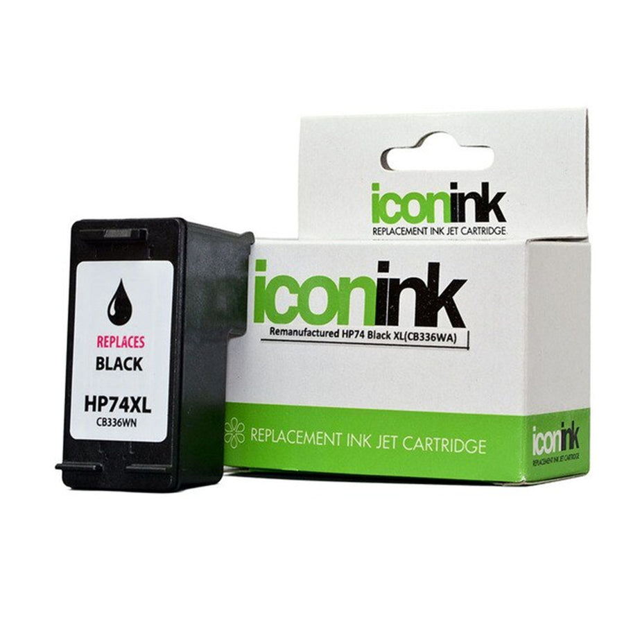 IHP74 - Okin Remanufactured HP 74 Black XL Ink Cartridge (CB336WA)