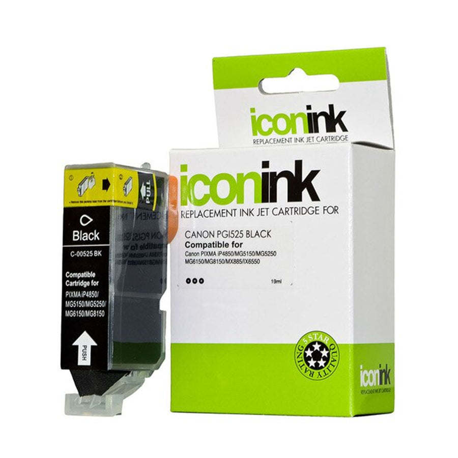 Okin ICPGI525 - Icon Compatible Canon PGI525 Black Ink Cartridge