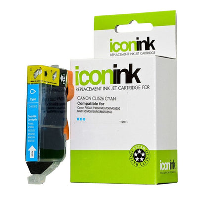 Okin ICCLI526C - Icon Compatible Canon CLI526 Cyan Ink Cartridge