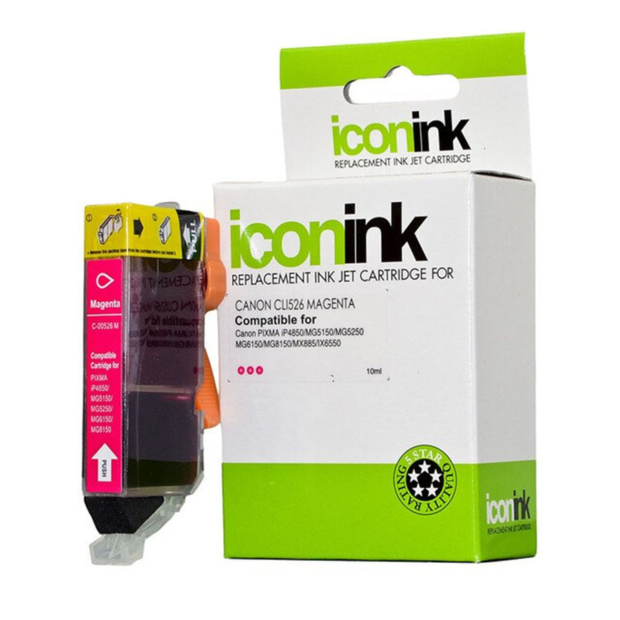Okin Kompatible Tintenpatrone Ersatz für Canon CLI526 - Magenta