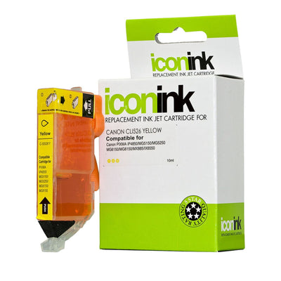Okin ICCLI526Y - Icon Compatible Canon CLI526 Yellow Ink Cartridge