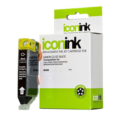 Okin Compatible Ink Cartridge Replacement for Canon CLI521 - Black