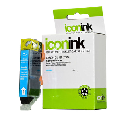 Okin Compatible Ink Cartridge Replacement for Canon CLI521 - Cyan