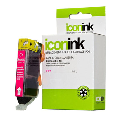 Okin Compatible Ink Cartridge Replacement for Canon CLI521 - Magenta