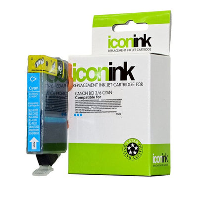 Okin ICBCI36C - Icon Compatible Canon BCI3 BCI6 Cyan Ink Cartridge