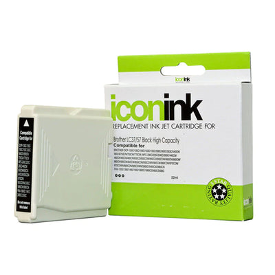 Okin IB3757B - Icon Compatible Brother LC37 LC57 Black Ink Cartridge