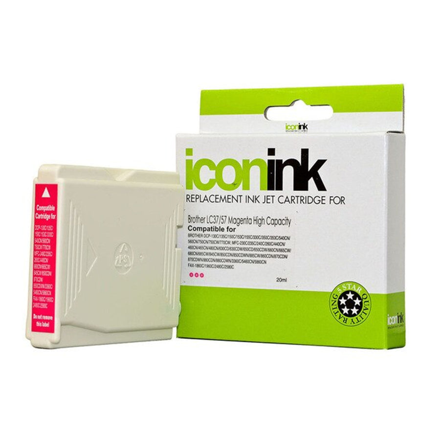 Okin IB3757M - Icon Kompatible Brother LC37 LC57 Magenta Tintenpatrone